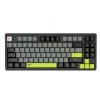 Gaming Keyboard (KB904L) Havit - Videojáték-billentyűzet USB, RGB világítással, 85 billentyű, gyors aktiválás, 1,8 m, 5V, 8kHz - Fekete / Zöld thumbnail