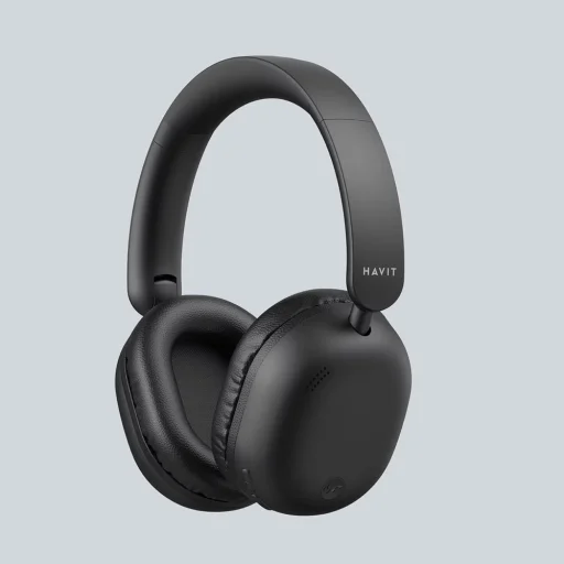 Havit Vezeték nélküli Fejhallgató (H602BT) - On-ear, Bluetooth V5.4, 300mAh, Type-C - Fekete - 7