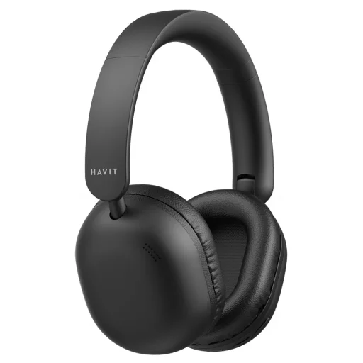 Havit Vezeték nélküli Fejhallgató (H602BT) - On-ear, Bluetooth V5.4, 300mAh, Type-C - Fekete - 3