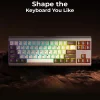 Gaming Keyboard Havit (KB896L) - USB-C, RGB világítással, 71 gomb, 1.2m, 350mA, 5V - Rózsaszín thumbnail