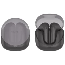 Havit Wireless Earbuds Modern Buds (TW947) - Játékhoz, mikrofonnal, Bluetooth 5.3, TWS, ENC, USB-C, 400mAh - Fekete