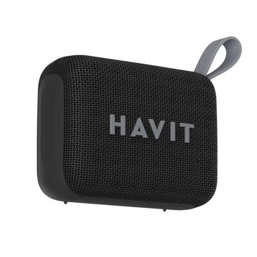 Vezeték nélküli hangszóró Havit SK874BT - Type-C, Bluetooth 5.4, TWS, TF, FM, USB, kihangosító, IPX5, 1200mAh - Fekete - 3