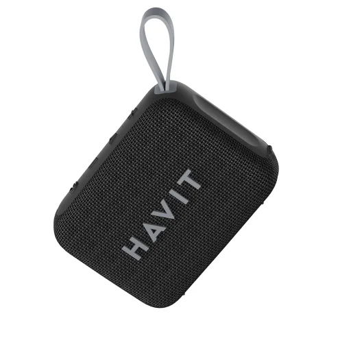 Vezeték nélküli hangszóró Havit SK874BT - Type-C, Bluetooth 5.4, TWS, TF, FM, USB, kihangosító, IPX5, 1200mAh - Fekete - 4