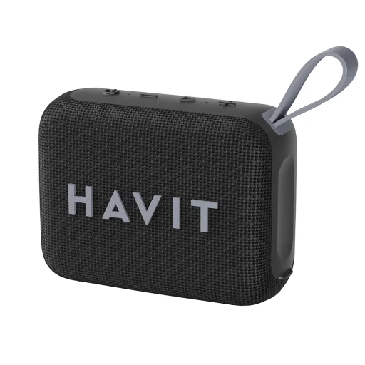 Vezeték nélküli hangszóró Havit SK874BT - Type-C, Bluetooth 5.4, TWS, TF, FM, USB, kihangosító, IPX5, 1200mAh - Fekete - 1