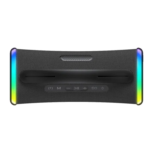 Bluetooth 5.3 hangszóró (SK834BT) Havit - Type-C, TWS, TF, FM, USB, RGB világítás, IPX6, 4000mAh - Fekete - 2
