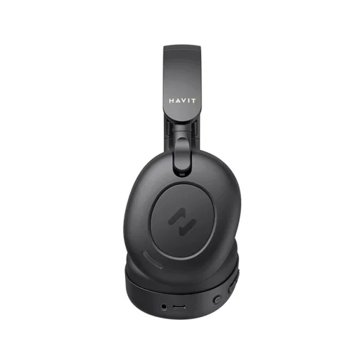 Wireless Headphones (H655BT) - Fülre helyezhető, Bluetooth 5.3, Hibrid Aktív Zajszűrés, 700mAh, Összecsukható, USB-C - Fekete Havit - 4