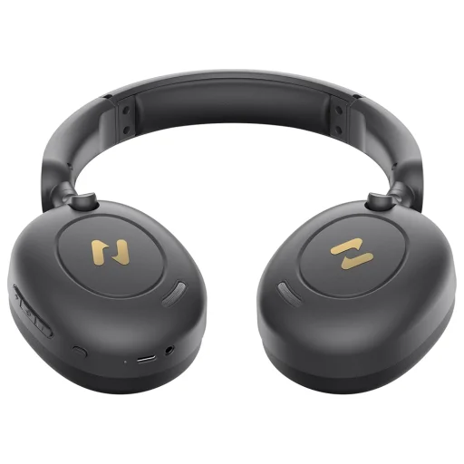 Havit H655BT Pro Vezeték nélküli fejhallgató - Tárolóval, Bluetooth 5.3, zajszűrés, többpontos csatlakozás, Hi-Res, 700mAh - Fekete - 3