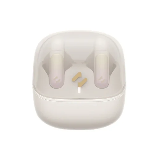 Havit Vezeték nélküli fülhallgató (TW980) - Sporthoz, nyitott fülkampós, mikrofonnal, Bluetooth 5.3, TWS, USB-C, 400mAh - Bézs - 3