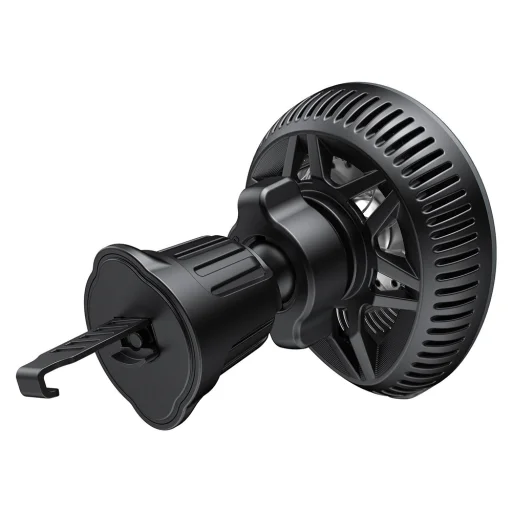 Havit Autós tartó vezeték nélküli töltéssel (W3036) - hűtővel, légbeömlőre, 15W - Fekete - 2