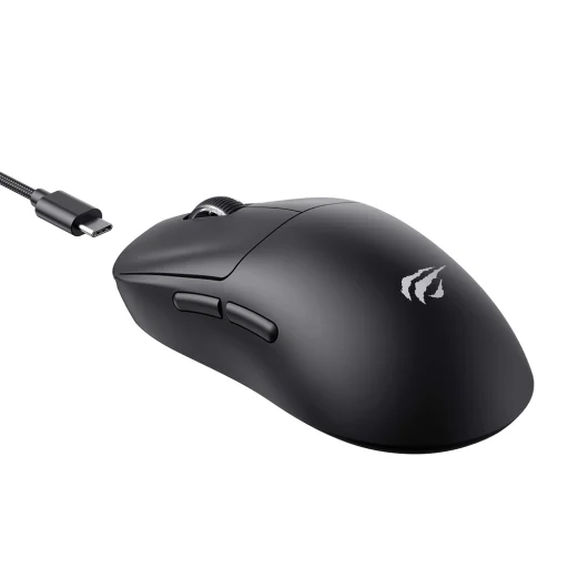 Wireless Gaming Mouse Havit (MS970WB Pro) - 2.4GHz, 800/1600/2400/3200/6400/12000 DPI, 300mAh - Fekete - 3