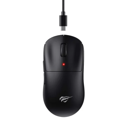 Wireless Gaming Mouse Havit (MS970WB Pro) - 2.4GHz, 800/1600/2400/3200/6400/12000 DPI, 300mAh - Fekete - 1