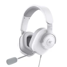 Havit Gaming Headphones H2230U Fehér - levehető mikrofonnal, 50 mm-es hangszóróval, USB, 1,8 m