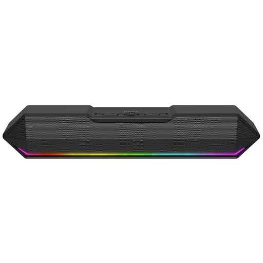 Havit - Vezeték nélküli hangszóró (SK772BT) - játékhoz, USB-C, Bluetooth 5.3, TWS, LED világítás, AUX, TF, USB, 10W, 1200mAh - Fekete - 2