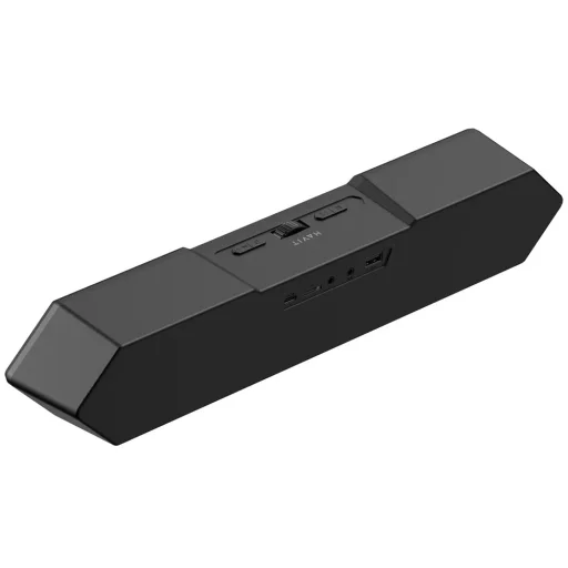 Havit - Vezeték nélküli hangszóró (SK772BT) - játékhoz, USB-C, Bluetooth 5.3, TWS, LED világítás, AUX, TF, USB, 10W, 1200mAh - Fekete - 3