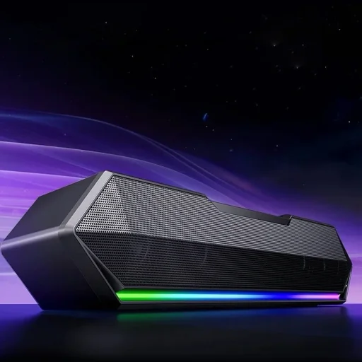 Havit - Vezeték nélküli hangszóró (SK772BT) - játékhoz, USB-C, Bluetooth 5.3, TWS, LED világítás, AUX, TF, USB, 10W, 1200mAh - Fekete - 6