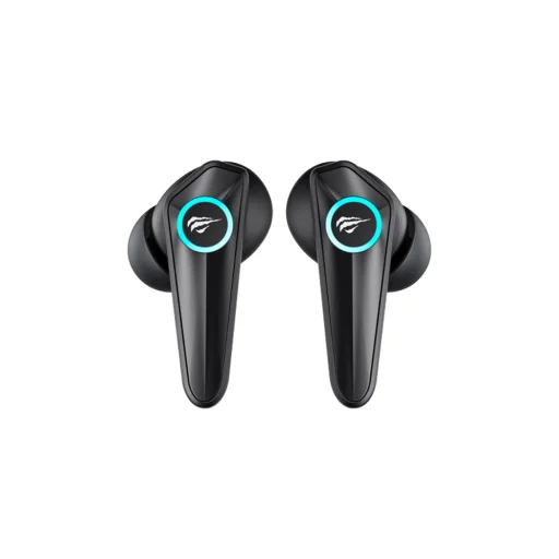 Havit TW952 PRO RGB Vezeték nélküli fülhallgató - Játékhoz, Type-C, Bluetooth 5.0, ENC, TWS, RGB, Mikrofon, FPC, 470mAh - Fekete - 3
