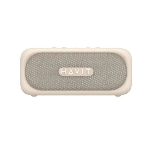 Havit Wireless Hangszóró (SK905BT) - Type-C, Bluetooth 5.3, TWS, TF, AUX, Kihangosító Hívás, IPX7, 2000mAh - Bézs - 3