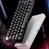 Gaming Keyboard Havit (KB903L) - USB-C, RGB világítással, 1.8m, 200mA - Átlátszó fehér thumbnail