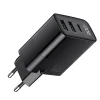 Fali töltő (UCLE001 EU) - 2x USB, Type-C, 30W, GaN technológia - Fekete Havit - 2