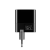 Fali töltő (UCLE001 EU) - 2x USB, Type-C, 30W, GaN technológia - Fekete Havit - 4