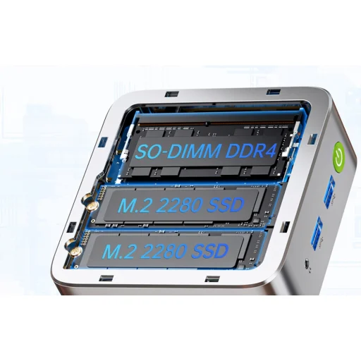 MiniPC G10 - AMD Ryzen 5 3500U -16GB RAM+512GB SSD - 11