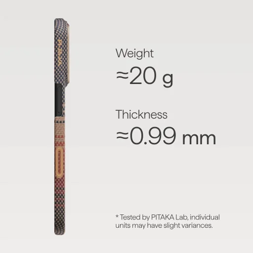 iPhone 17 Pro Max PITAKA Ultra-Vékony Sunset MagSafe tok naplemente  - 7