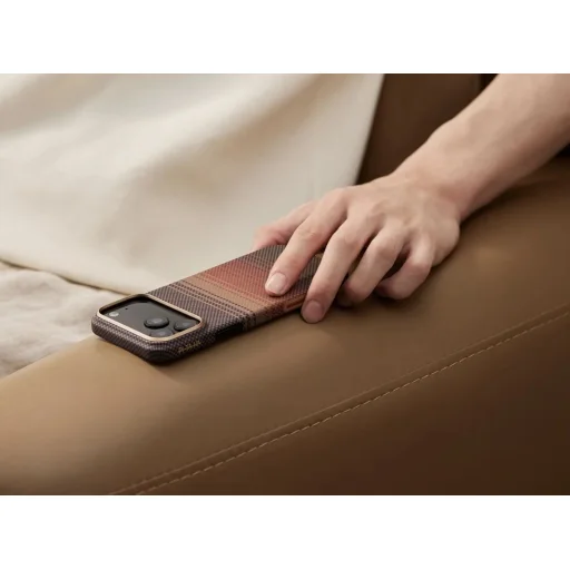 iPhone 17 Pro Max PITAKA Ultra-Vékony Sunset MagSafe tok naplemente  - 9