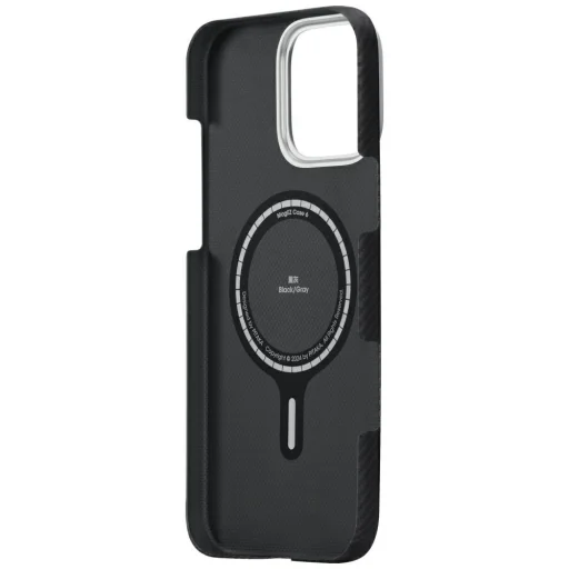 iPhone 16 Pro Max PITAKA Ultra-Slim MagSafe fekete-szürke tok - 5