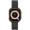 Apple Watch szíj PITAKA Carbon Fiber Modern fekete-szürke (42/44/45/46/49mm) - 8