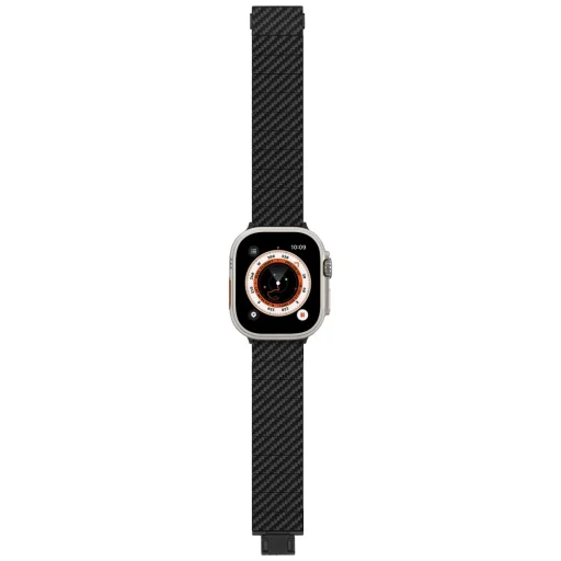 Apple Watch szíj PITAKA Carbon Fiber Modern fekete-szürke (42/44/45/46/49mm) - 7