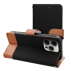 JEANS fliptok iPhone 16e fekete tok