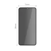Galaxy S25 FE Tech-protect Glass Spy+ 2-pack üvegfólia - 2