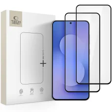 Samsung Galaxy S25 FE üvegfólia Tech-protect Glass Fit+ 2-csomag Fekete