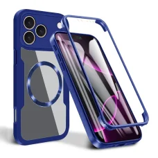 iPhone 17 Pro Kék Techsuit - ColorVerse 360 MagSafe Series + Képernyővédő tok