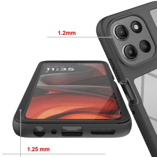 Motorola Moto G56 5G Tech-protect Defense fekete tok - 4