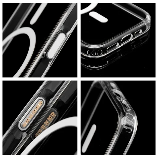 Clear Elite Mag tok antiyellowing kamera vezérlő gombbal és MagSafe kompatibilitással IPHONE 16 PLUS-hoz átlátszó - 8