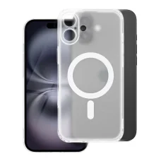 iPhone 17 Air fagyott átlátszó tok kameravédelemmel MagSafe kompatibilitáshoz