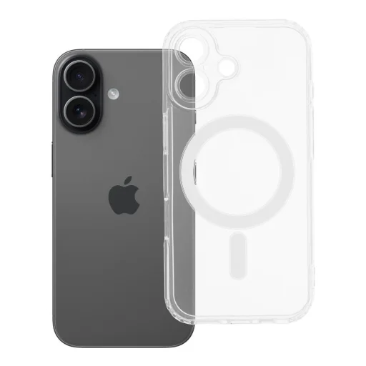 iPhone 17 priehľadný kryt s ochranou fotoaparátu kompatibilný s technológiou MagSafe - 6