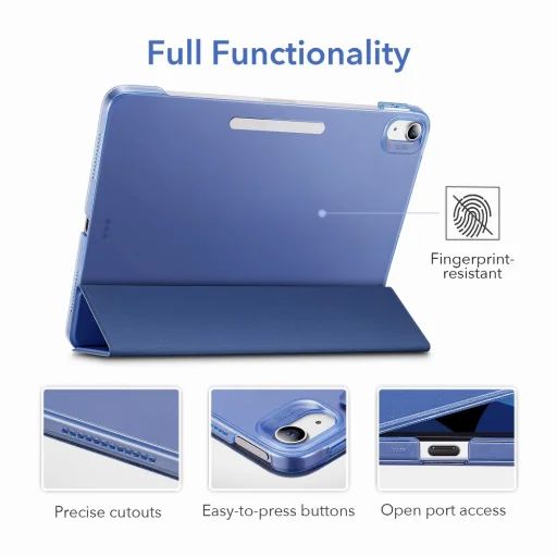 ESR Ascend Trifold iPad Air 4 2020 / 5 2022 sötétkék - 8