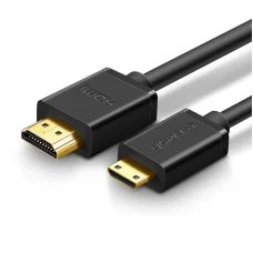 Ugreen HDMI - mini HDMI kábel 19 pin 2.0v 4K 60Hz 30AWG 1,5m fekete (11167)