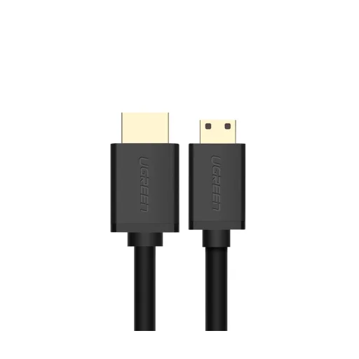 Ugreen HDMI - mini HDMI kábel 19 pin 2.0v 4K 60Hz 30AWG 1,5m fekete (11167) - 9