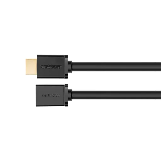 Ugreen HDMI (aljzat) - HDMI (csatlakozó) hosszabbító kábel 19 pin 1.4v 4K 60Hz 30AWG 2m fekete (10142) - 2