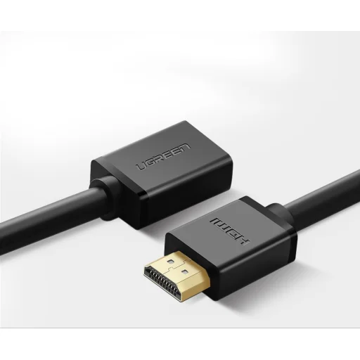 Ugreen HDMI (aljzat) - HDMI (csatlakozó) hosszabbító kábel 4K 10,2 Gbps 340Mhz 0.5m fekete (HD107 10140) - 6