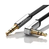 Ugreen AUX 3.5mm-es mini jack lapos kábel 0.5m fekete (AV119 10596) thumbnail