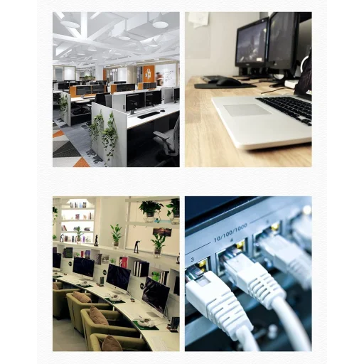 Ugreen Ethernet patchcord kábel RJ45 Cat 6 UTP 1000Mbps 1m kék (NW102 11201) - 9