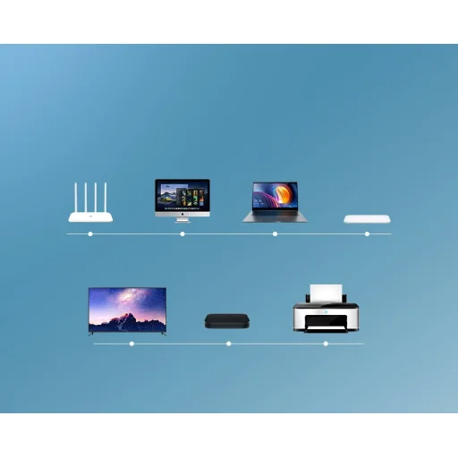 Ugreen Ethernet patchcord kábel RJ45 Cat 6 UTP 1000Mbps 1m kék (NW102 11201) - 2