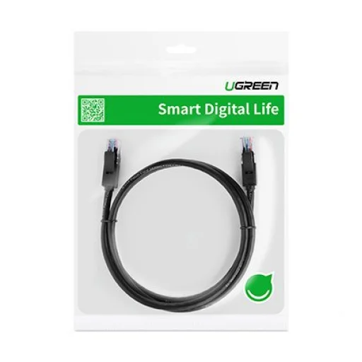 Ugreen Ethernet patchcord kábel RJ45 Cat 6 UTP 1000Mbps 1m kék (NW102 11201) - 11