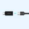 Ugreen USB 3.2 Gen 1 (aljzat) - USB Type-C (csatlakozóvég) OTG adapter fehér (30155) thumbnail