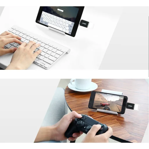 Ugreen USB 3.2 Gen 1 (aljzat) - USB Type-C (csatlakozóvég) OTG adapter fehér (30155) - 3