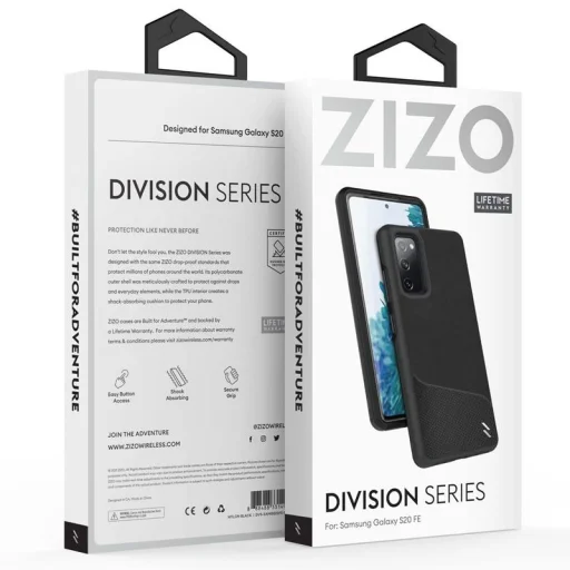 Zizo Division ütésálló tok Samsung Galaxy S20 FE fekete - 2